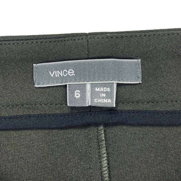 Vince Pants Women Size 6 Black Skinny Ankle Zip Stretchy Business Casual Comfort - Picture 14 of 15